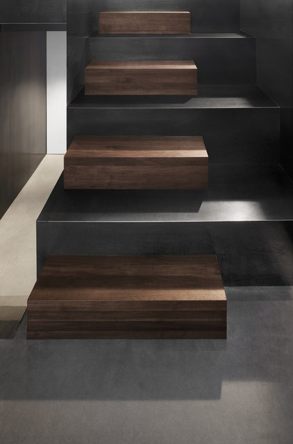 modern staircase by Natalie Dionne Architecture