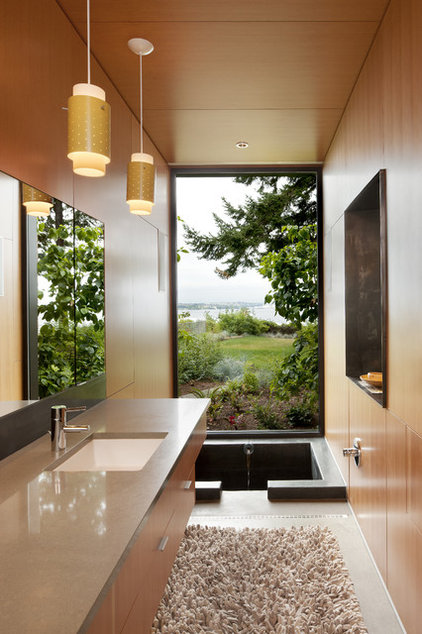modern bathroom by Coates Design Architects Seattle