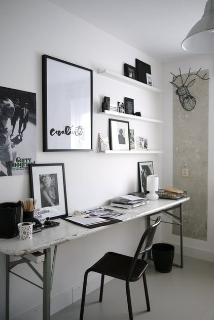 eclectic home office by Vosgesparis