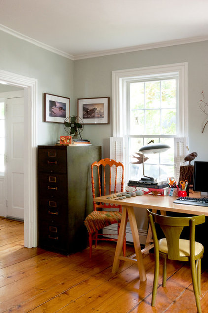 eclectic home office by Mary Prince