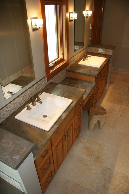 modern bathroom countertops by Agrestal Designs