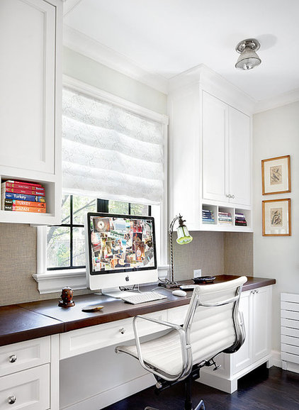 eclectic home office by Alan Design Studio