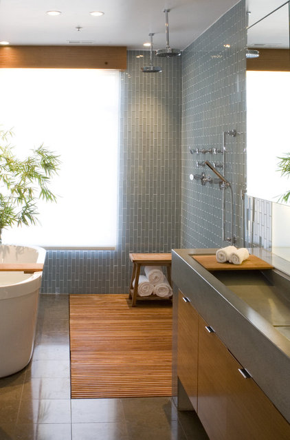 modern bathroom by modern house architects