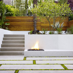 Fire Pit Retaining Wall Slope