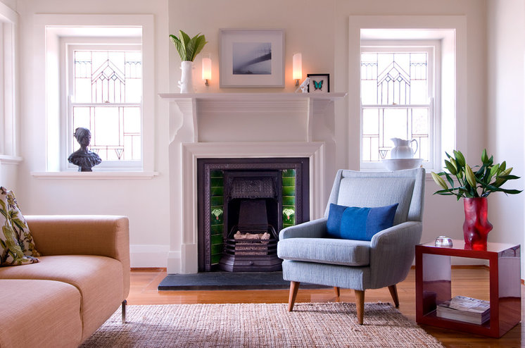 Victorian Living Room by Brett Mickan Interior Design