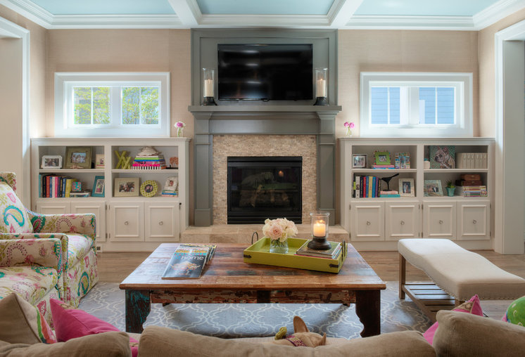 Transitional Living Room by In Site Designs