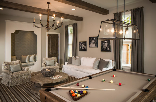 Traditional Family Room by Thompson Custom Homes