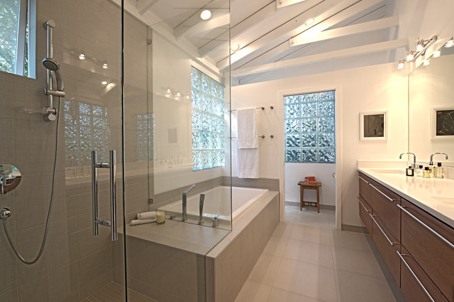 Contemporary Bathroom by Arke' Design Studio LLC