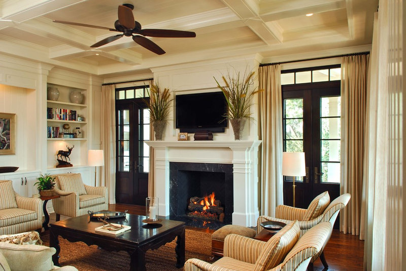 Traditional Family Room by Phillip W Smith General Contractor, Inc.