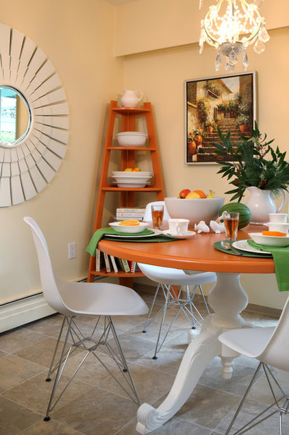 eclectic dining room by Maria Killam