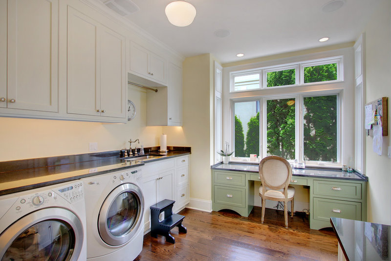 Traditional Laundry Room by RW Anderson Homes