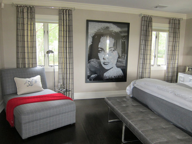 Contemporary Bedroom by Anne Tarasoff Interiors