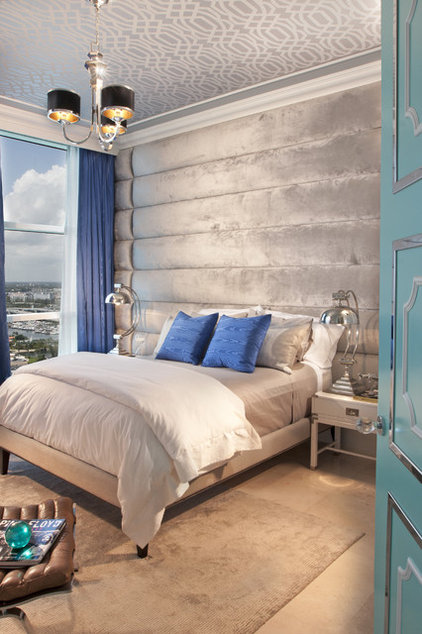 contemporary bedroom by DKOR Interiors Inc.- Interior Designers Miami, FL