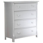 Sorelle Princeton 4-Drawer Dresser in White