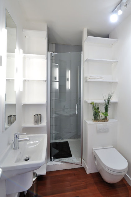 Contemporary Bathroom by Fables de Murs