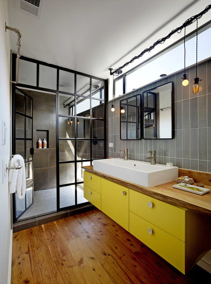 modern bathroom by Robert Nebolon Architects