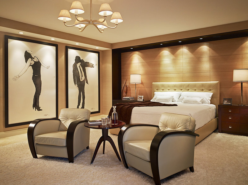 contemporary bedroom by Arnold Schulman Design Group