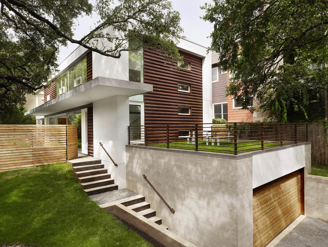 modern exterior by Baldridge Architects