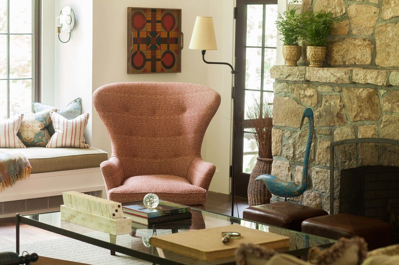 rustic living room by jamesthomas, LLC
