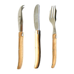 set turn a   cheese   appealing made twig  Mini Set French Cheese implements knife Three cheese