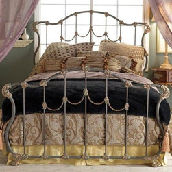 brass bed frame king