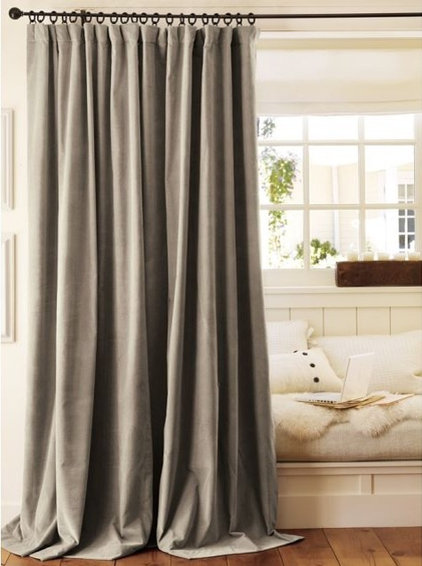 traditional curtains by Pottery Barn
