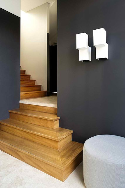 Contemporary Staircase by Designed by Karen Akers