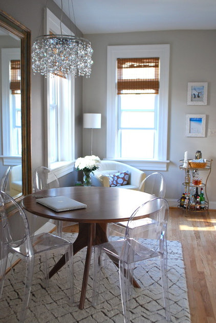 eclectic dining room by Megan Blake Design