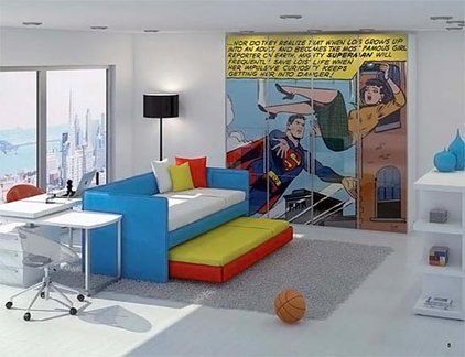 bedroom Superhero rooms