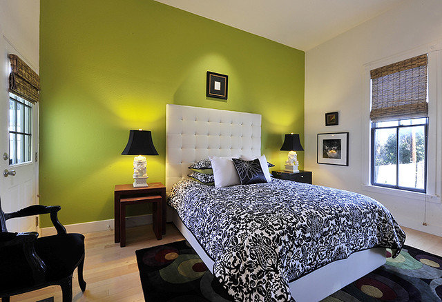 Make Over Your Bedroom With One Wall of Color
