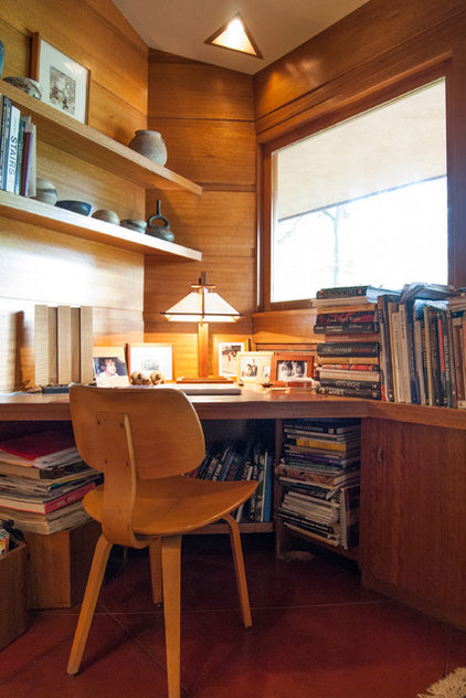 midcentury home office by Adrienne DeRosa