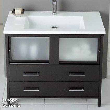 Bathroom Washstands on Contemporary Bathroom Vanities And Sink Consoles By Unicahome