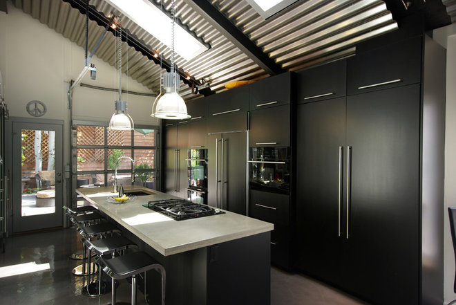 industrial kitchen by Renovation Design Group
