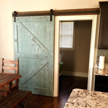 Rustic Sliding Barn Doors Interior