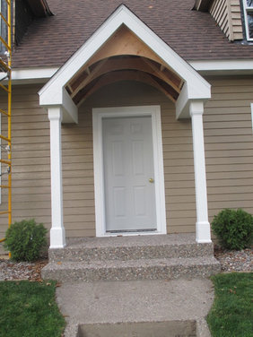 Diy Slate Roof Roof Over Front Door