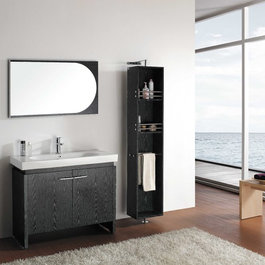 Bathroom Vanity Tops  Sink on Images Of 39 25 Quot Single Bathroom Vanity Featuring Solid Hard Wood