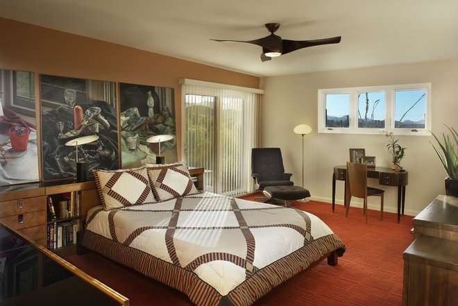 Eclectic Bedroom by Patricia B. Warren, AIA   Warren Architecture, LLC