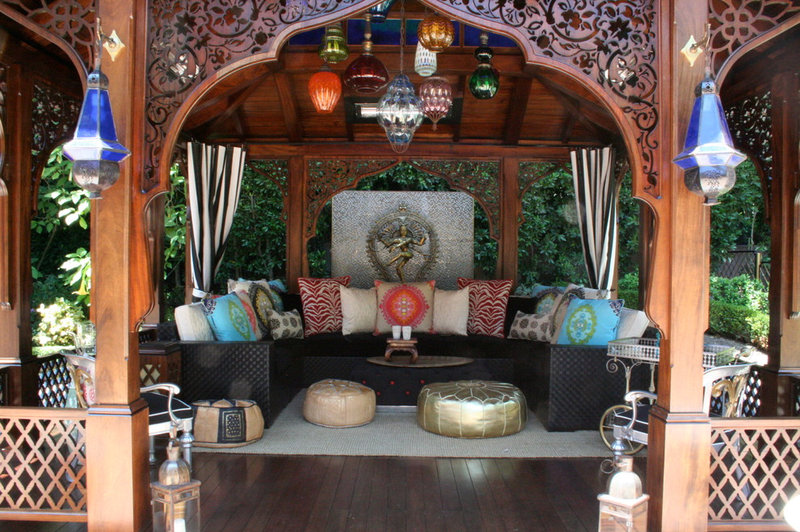 Asian Patio by Woodson & Rummerfield's House of Design