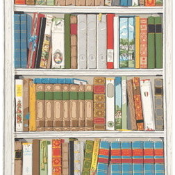Temporary Wallpaper on Even Without A Library  Using The Novel Design Idea Of Book Wallpaper
