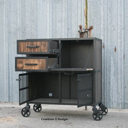 bar industrial carts cart