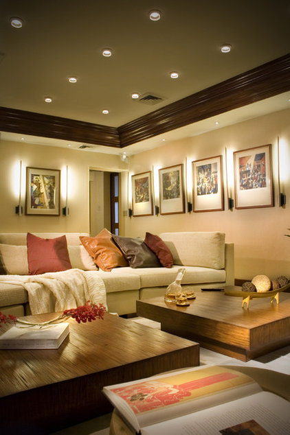 modern family room by DKOR Interiors Inc.- Interior Designers Miami, FL