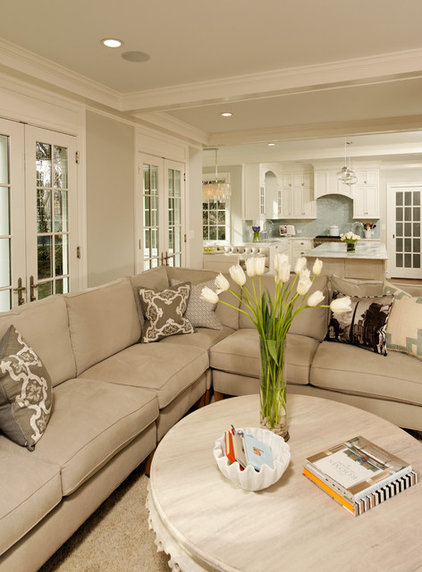 traditional living room by Erin Hoopes