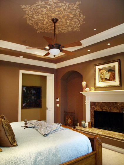 traditional bedroom by BRY design