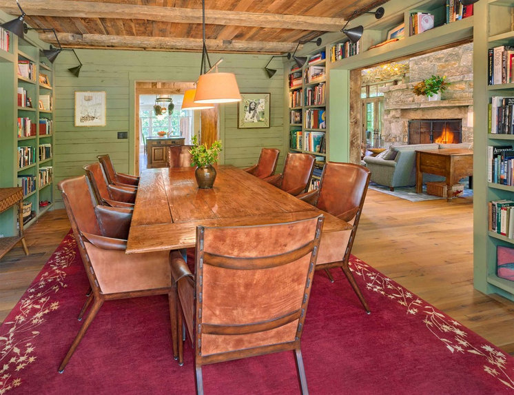 Rustic Dining Room by Platt Architecture, PA