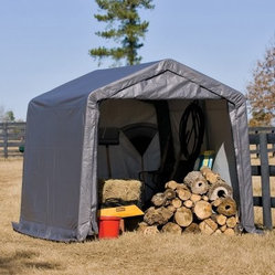 Shed-in-a-Box Canopy Storage Shed - The ShelterLogic 10x10x8 Shed 