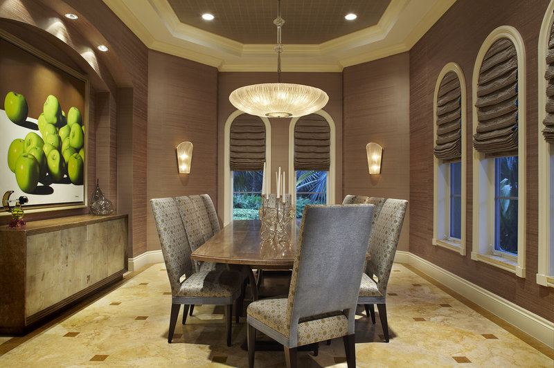 contemporary dining room by Arnold Schulman Design Group