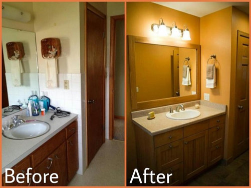 Bathroom Vanity Before Or After Flooring
