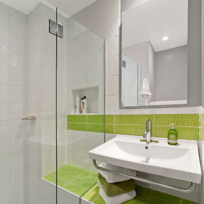 Contemporary Bathroom Ideas on Grey And Green Bathroom Design Ideas  Pictures  Remodel  And Decor