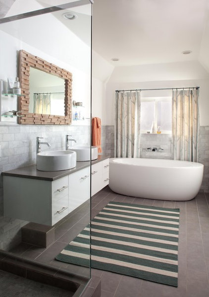 eclectic bathroom by Ashley Campbell Interior Design