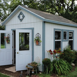 Rustic Garden Shed Garage and Shed Design Ideas, Pictures, Remodel ...